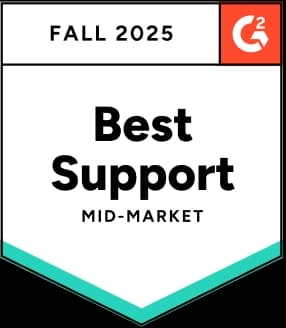 G2 Fall 2025 — Best Support